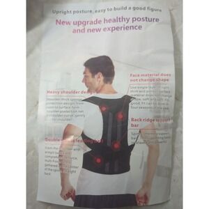 Posture Corrector Thoracic Back Brace Straight Upright Support Trainer‎ 4XL